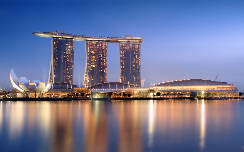 Marina Bay Sand - Cảnh đẹp Singapore mang tính thời thượng.